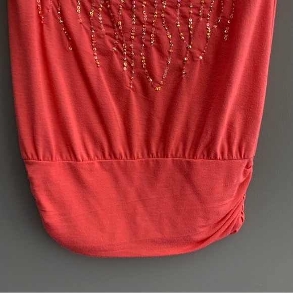 Jennifer Lopez Petite XXS Pink Sequinned Top - Picture 4 of 9